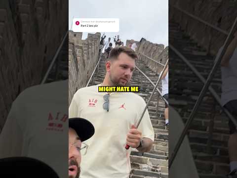 China with Luka, Zion, Tatum & Paolo 🤯 Part 2 🇨🇳 #basketball #nba #travel #china #lukadoncic