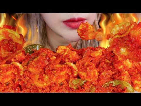 VIRAL DI TIKTOK❗️ASMR UDANG TOFU LA RIMBA 💥🍤 SPICY SHRIMP AND TOFU