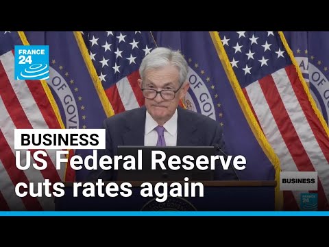 YouTube video thumbnail: US Federal Reserve Cuts Rates Again but Cautions Another in December Is Far From Certain