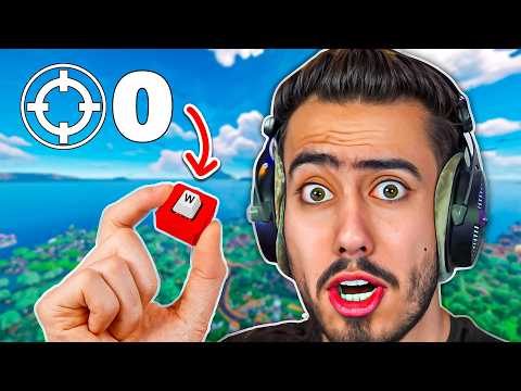 فورت نايت لكن بزر واحد فقط 🔥😭 (تخسر = زر اضافي ) !! Fortnite