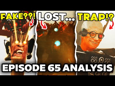 FAKE G MAN? TITANS LOSE!? - Episode 65 SKIBIDI TOILET ALL  Easter Egg Analysis Theory