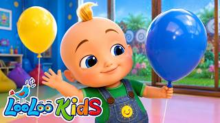 Rain Rain Go Away + Johny Johny Johny Yes Papa - Learn Colors with Balloons Surprise - Kids Songs
