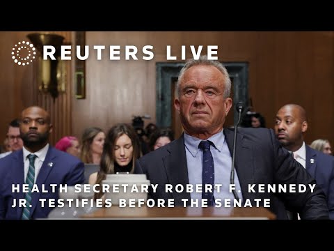 LIVE: Health Secretary Robert F. Kennedy Jr. testifies before the Senate Committee