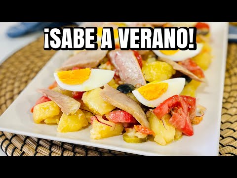 ENSALADA CAMPERA FRESCA, RÁPIDA y DELICIOSA para el verano