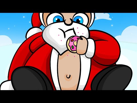 ENGORDAR a SANTA PARA SALVAR LA NAVIDAD (Roblox)