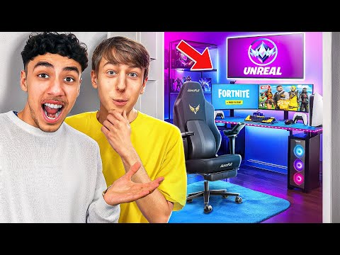 I Built A Pro Gaming Setup to Play Ranked in OG Chapter 2 Fortnite! (Autofull)