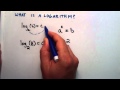 Exploring the Concept of Logarithms