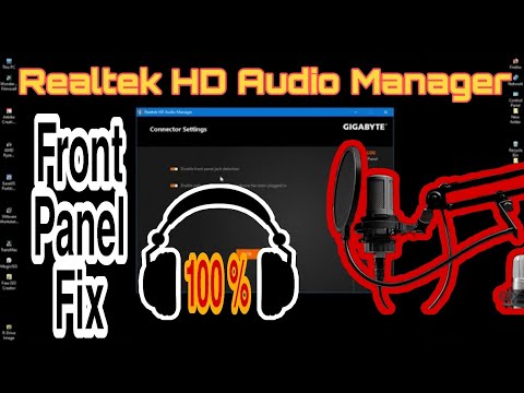 realtek hd audio manager not treating headset as headphones