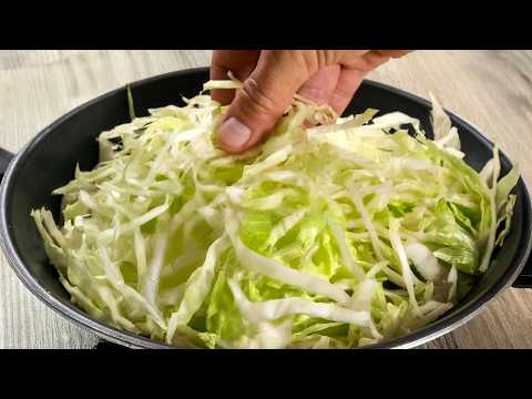 I cook cabbage like this every weekend! Easy and delicious cabbage recipe!