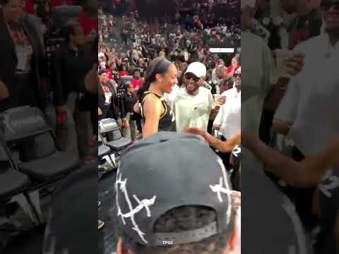 A’ja Wilson Hits the GRIDDY with Ja Morant After the Aces Win Game 1 🔥