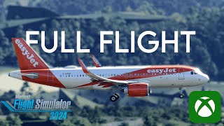 A320neo flight from Basel to Bilbao in MICROSOFT FLIGHT SIMULATOR 2024