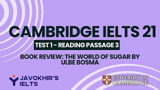 The world of sugar by Ulbe Bosma | Cambridge IELTS 21, Test 1 Reading Passage 3