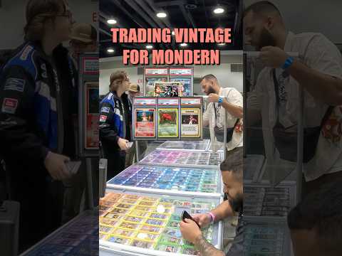 VINTAGE 📜 FOR MODERN 🆕 DEAL 🫱🏼‍🫲🏽 #pokemonchannel #pokemoncards #charizard #vendor #pov