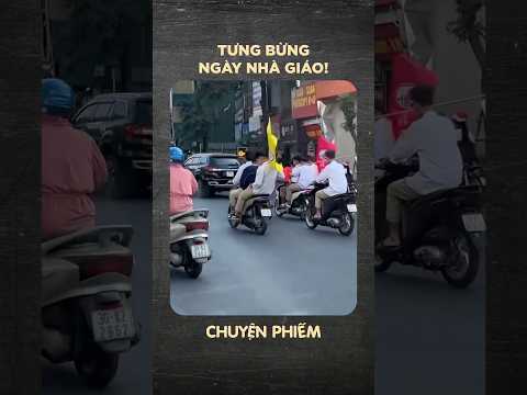 CẦm cờ cân 3 đón chào ngày nhà giáo #funnyvideo