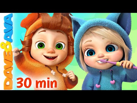 🤪 This is the Way We go to Sleep & More Nursery Rhymes | Brother John | Baby Songs by Dave and Ava 🤪