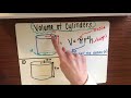 Calculating the Volume of Cylinders
