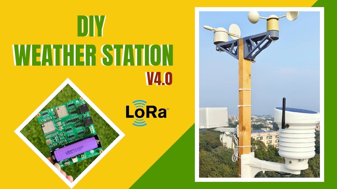 DIY Solar WiFi Weather Station V4.0