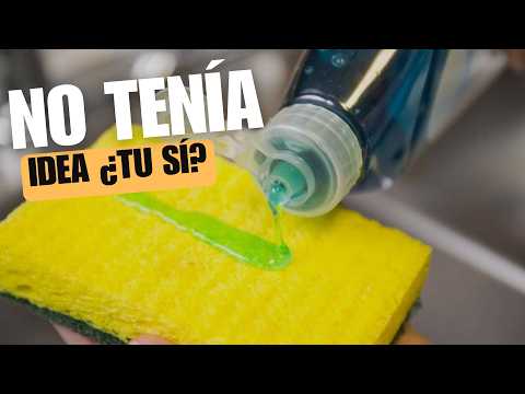 ¡EL JABÓN para PLATOS NO es solo para PLATOS! 15 USOS INESPERADOS que NADIE te contó 😱