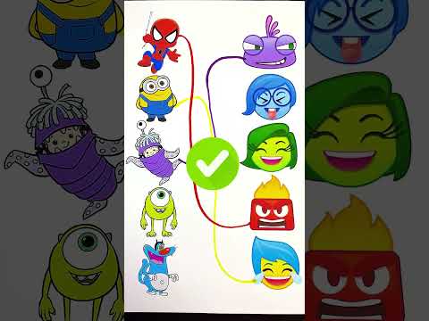 Anger?????inside out 02#line matching☑️☑️game?#shorts#tiktok?