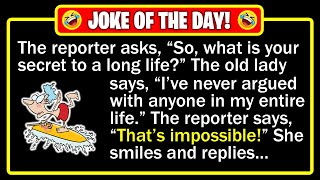 🤣 BEST JOKE OF THE DAY! - 100-year-old shares her hilarious secret to longevity... | Funny Dad Jokes