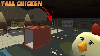 😱 Tall chicken in chicken gun 