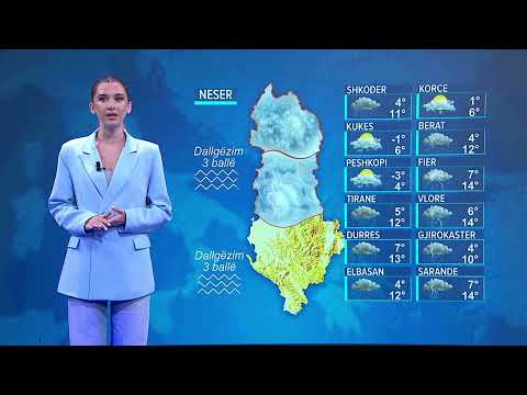 🌦️ Moti sot dhe parashikimi për nesër në News24 (22-23 dhjetor 2024) 🌞