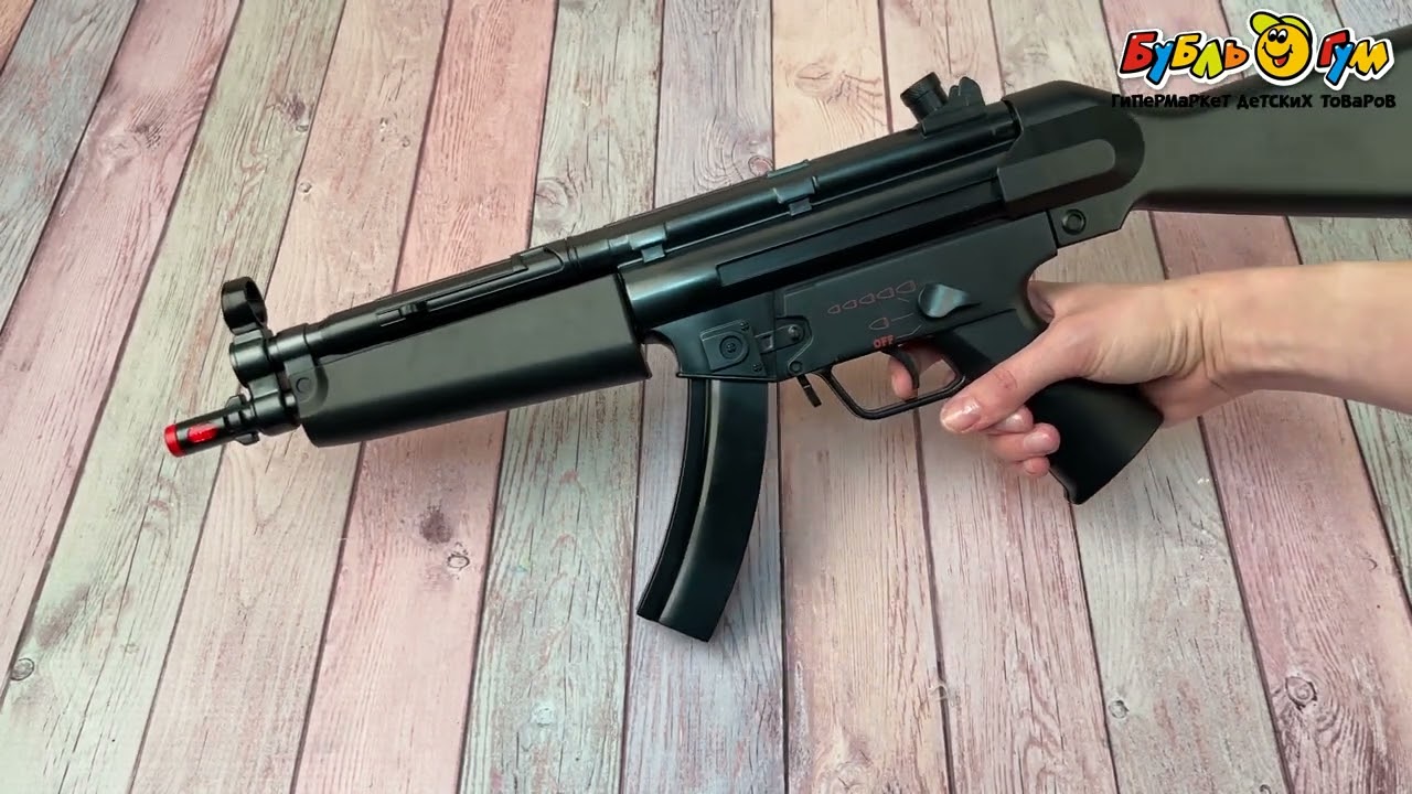 Автомат Gealex Swat unit MP5 A4 оснащен световыми и звуковыми эффектами  - видео