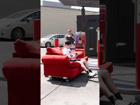 I drove a couch in a drive-thru 😂