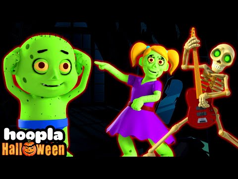 Spooky! Head Shoulders Knees and Toes With Zombies | Hoopla Halloween