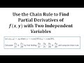 Partial Derivatives and Trigonometric Functions