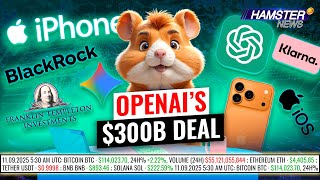 Apple’s new iPhones, OpenAI’s $300 billion deal, Klarna's $1.37 billion US IPO ⚡️ Hamster News