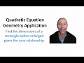 Understanding Rectangles and Quadratic Equations