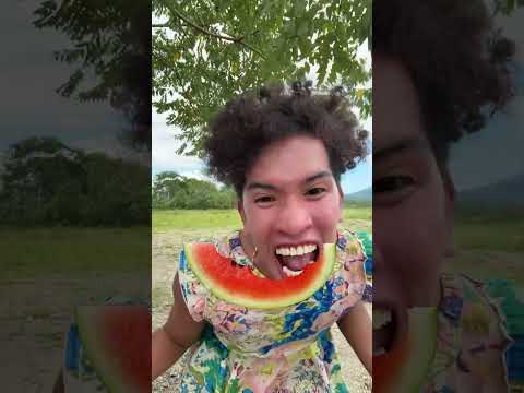 Judian na matakaw sa Watermelon Tiktok Challenge #tiktok