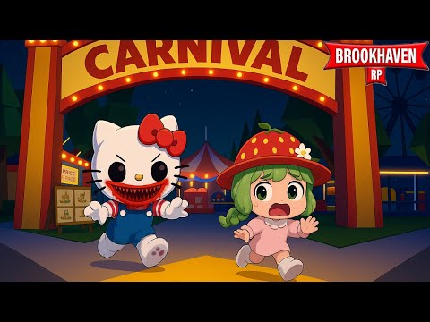 NUNCA VAYAS AL CARNAVAL A LAS 3AM *ESCAPO DE CASA PARA IR AL CARNAVAL SOLA* BROOKHAVEN ROBLOX