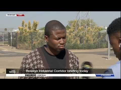 YouTube video thumbnail: NGO Calls on Foreigner Nationals Working at Rosslyn Industrial Corridor to Leave