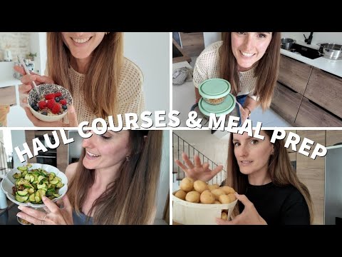 Retour de courses & Meal Prep & Menu de la semaine ! | tribulationsdanais