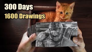 1600 Drawing Flipbook Thor VS Hulk Smash '' No Banner, Only Hulk "