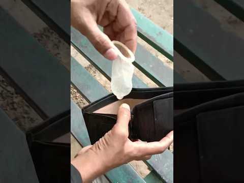 Picking up Condom ?? #shorts #condom #prank #funny #wallet