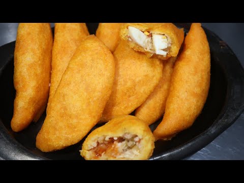 Fáciles y crocantes Empanadas rellenas de pollo 🥟🥟