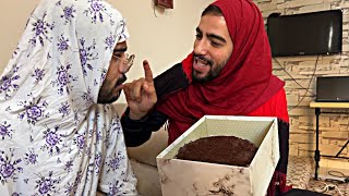 لما امي تطلب مني اعملها كيكه 🎂😂