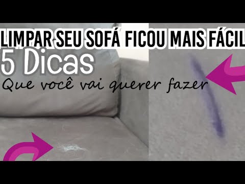 5 Dicas incríveis para limpar seu sofá em casa sem esforço economizando muito!!!