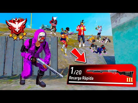 ME RETARON A USAR LA NUEVA ESCOPETA DE 1 TIRO 😰 FREE FIRE