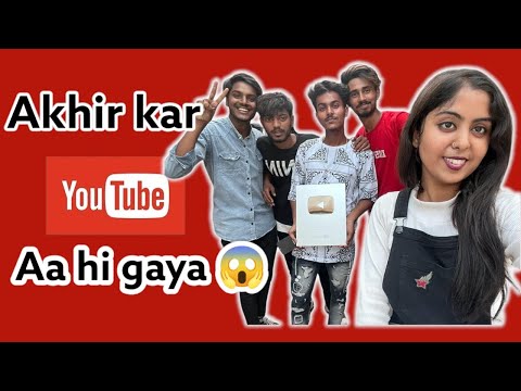 Finally we got it😱💫|| Khushi ka thikana nhi rha ❤️😍|| silver play button #entertainment