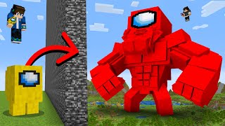 I Cheated Using //GIANT in a Minecraft Mob Battle!