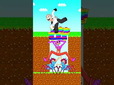 ๐ฑ LIKE to SAVE Jax From Ragatha Monster | CHALLENGE! Funny Cartoon Animation) #Shorts #pomni #funny