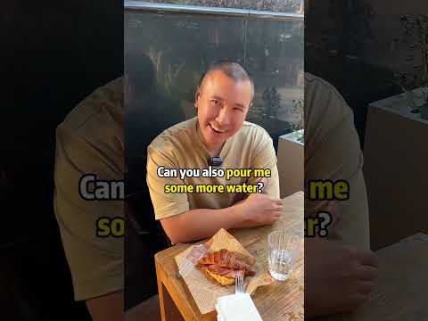 Restaurant English: How to talk to the waiter #english #learnenglish