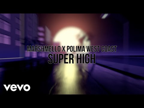 Marshmello, Polim&#225; Westcoast - Super High (Visualizer)