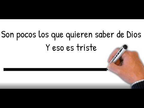 Pocos son los que quieren saber de Dios - Eso es triste