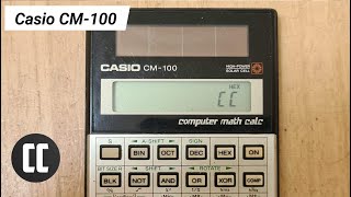 Casio CM-100 Computer Math Calculator from 1986