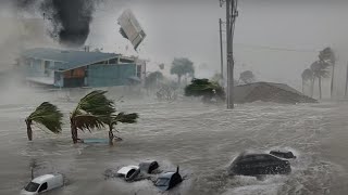 Incredible Footage! The Dangerous Shanshan Typhoon Begins to Hit the Shores of Japan! - 台風10号 シャンシャン